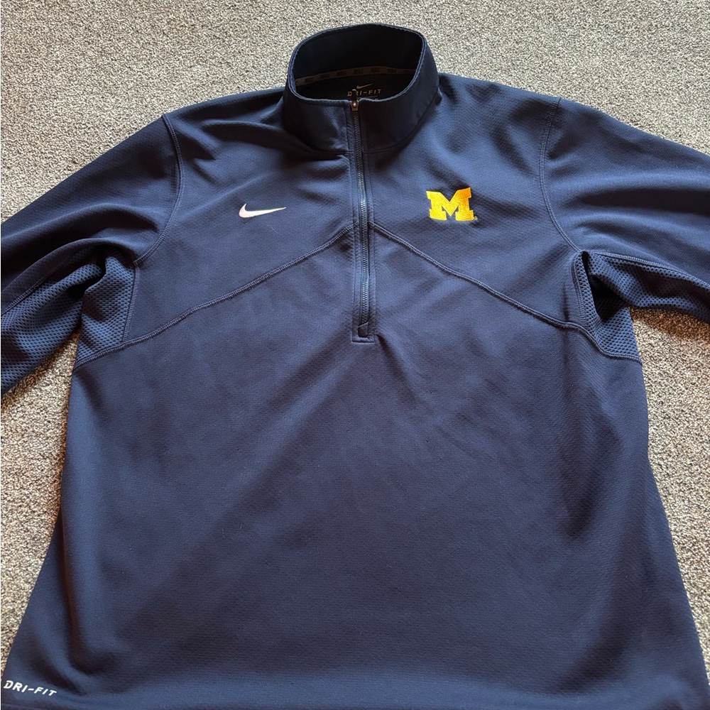 Michigan Nike 1/4 zip